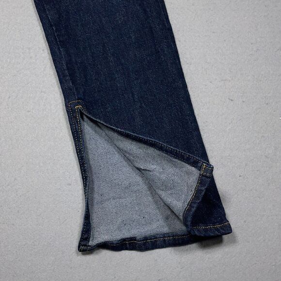Anthropologie x Pilcro Jeans Women 27 The Split High-Rise Straight Dark Wash - Picture 5 of 14